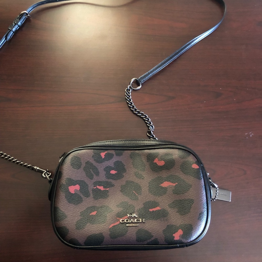 Coach Leopard Crossbody